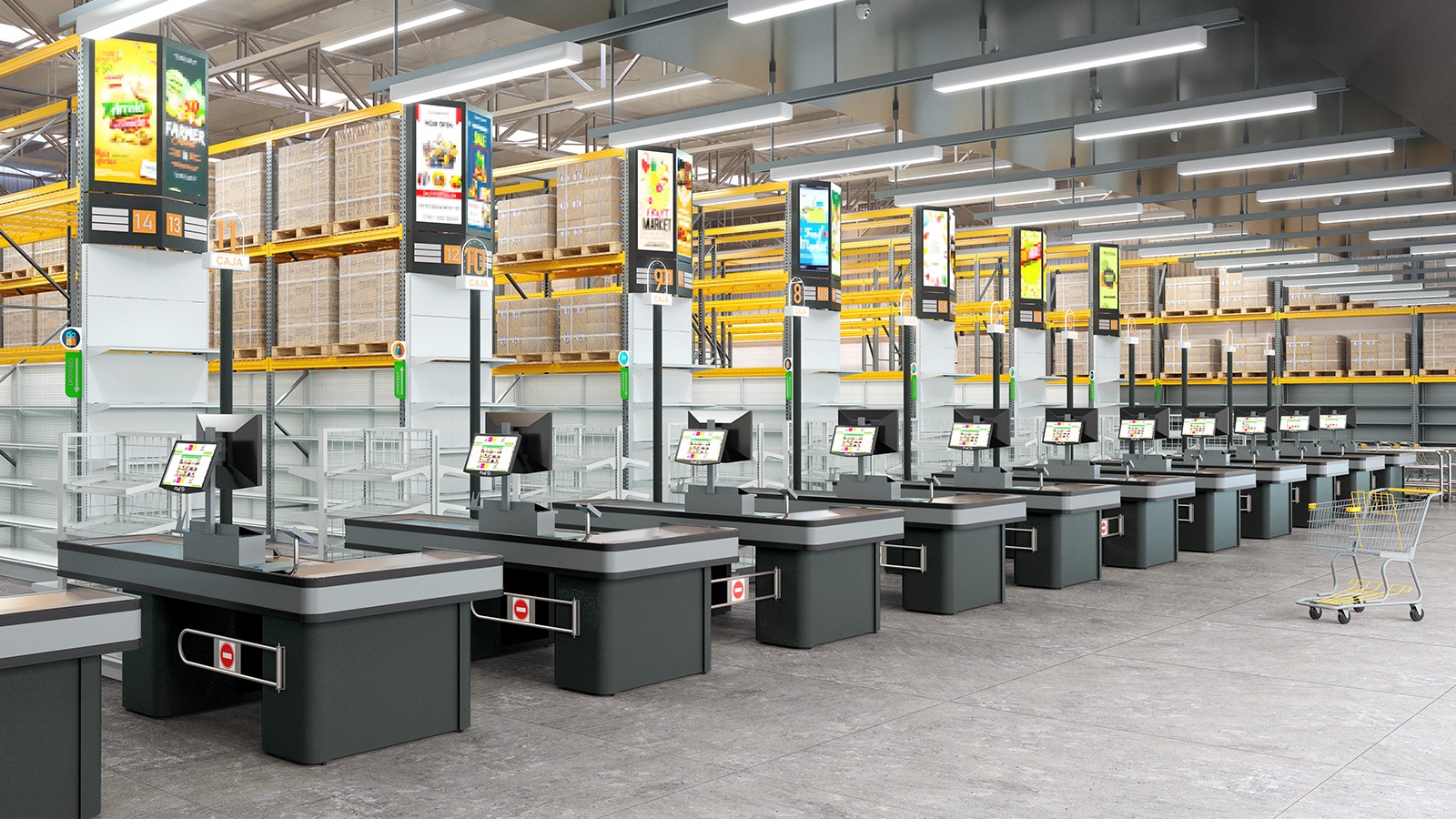 Check-out para Supermercado HJ