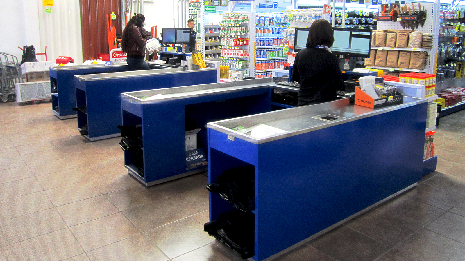 Check-out para Supermercado HJ