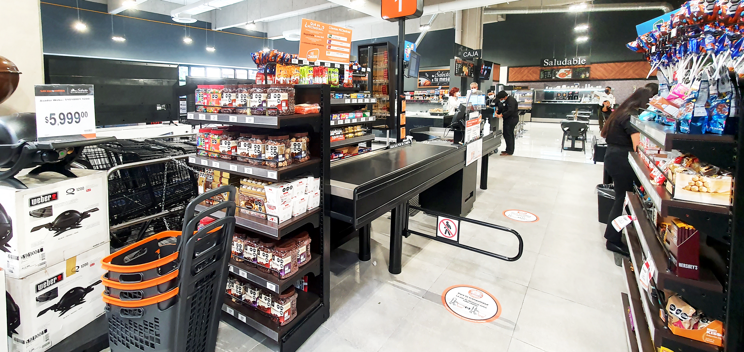 Check-out para Supermercado HJ